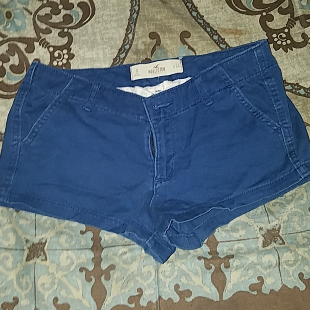 Hollister blue khaki shorts sz.0 w24